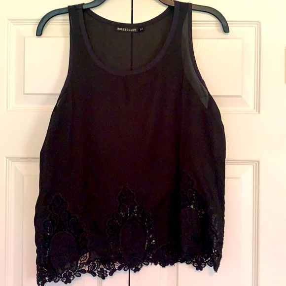 Black tank top. - Picture 1 of 3